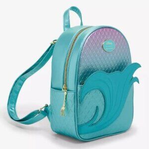 NWT Her Universe Disney The Little Mermaid Ombre Scales Mini Backpack